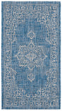 Safavieh Courtyard 2'-7" x 5'-0" Rug in Navy / Grey