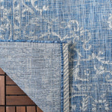 Safavieh Courtyard 5'-3" x 7'-7" Rug in Navy / Grey
