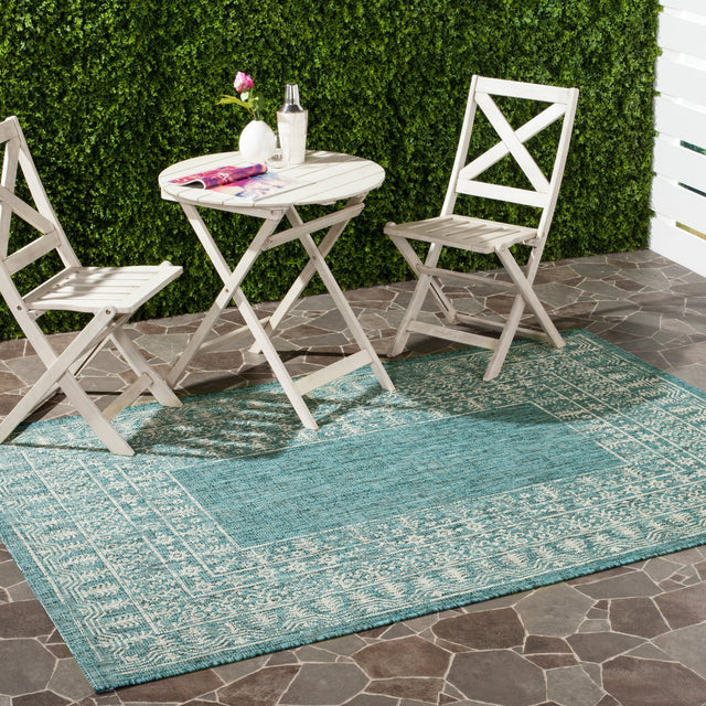 Safavieh Courtyard Cy8482 - 37221 Blue/Grey Rug - Safavieh - cy8482 - 37221 - 5