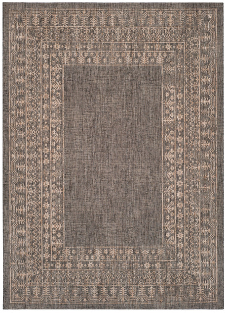 Safavieh Courtyard Cy8482 - 37321 Black/Natural Rug - Safavieh - cy8482 - 37321 - 6