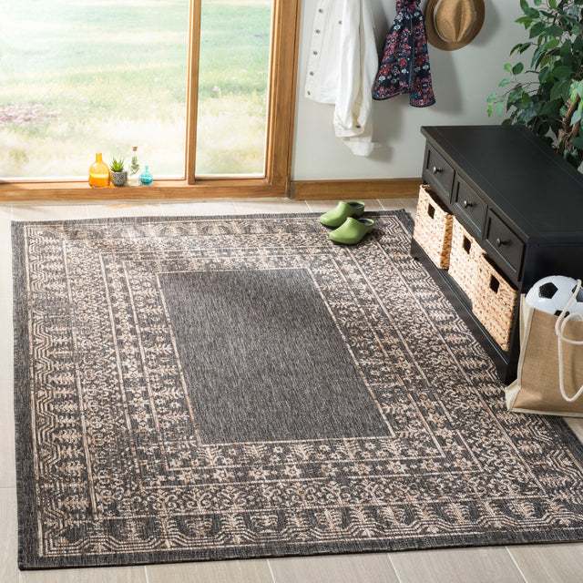 Safavieh Courtyard Cy8482 - 37321 Black/Natural Rug - Safavieh - cy8482 - 37321 - 6