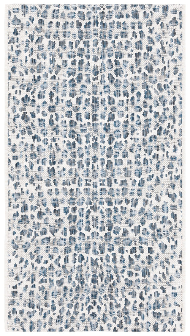 Safavieh Courtyard Cy8505 - 53412 Ivory/Navy Rug - Safavieh - cy8505 - 53412 - 3r