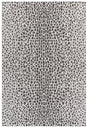 Safavieh Courtyard 5'-3" x 7'-7" Rug in Ivory / Black