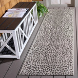 Safavieh Courtyard 2'-3" x 8'-0" Rug in Ivory / Black
