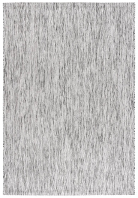 Safavieh Courtyard 4'-0" x 5'-7" Rug in Ivory / Dark Grey