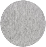 Safavieh Courtyard 6'-7" x 6'-7" Rug in Ivory / Dark Grey