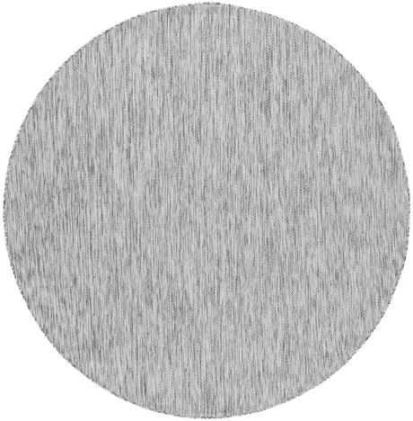 Safavieh Courtyard 6'-7" x 6'-7" Rug in Ivory / Dark Grey
