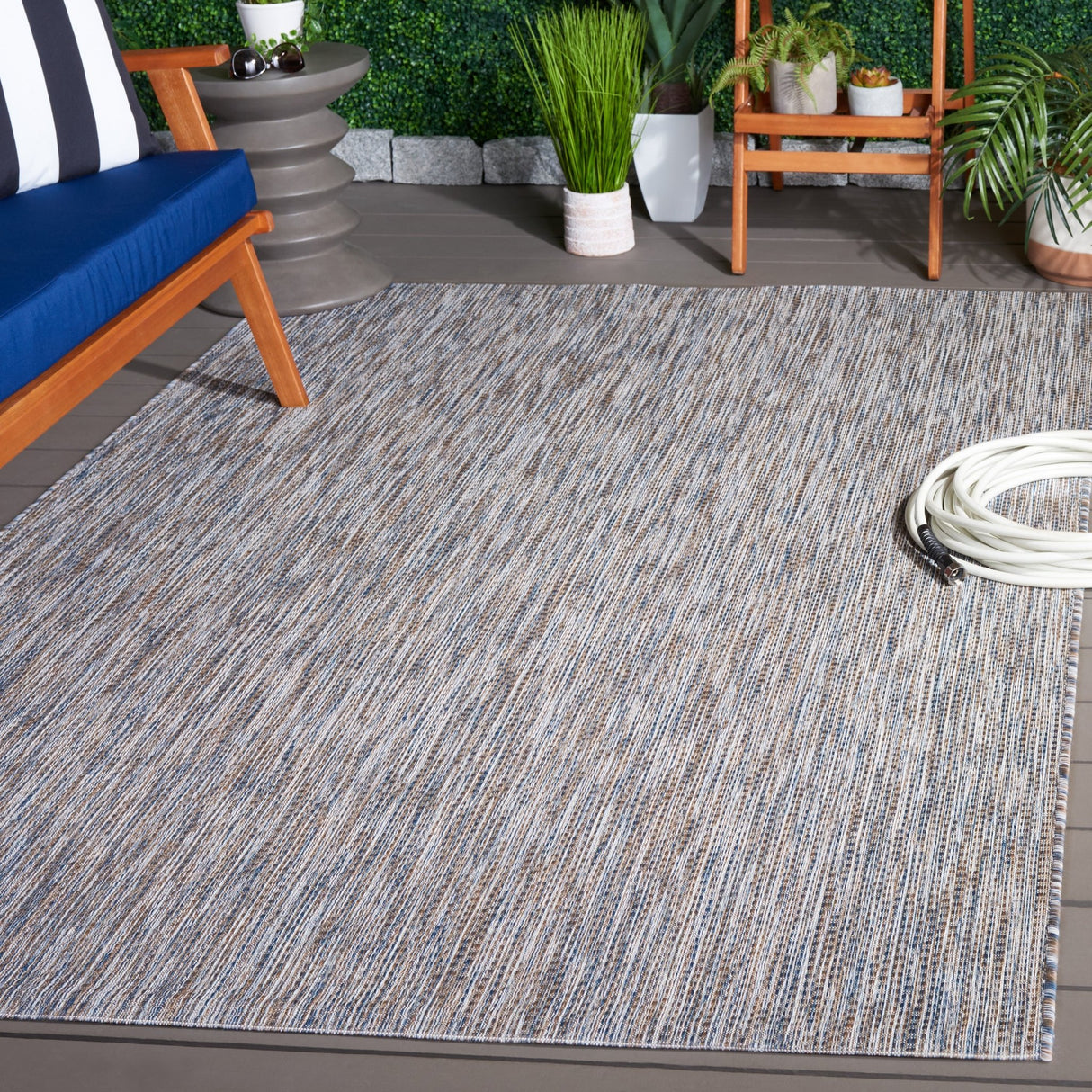 Safavieh Courtyard Cy8518 - 59222 Ivory Blue/Beige Rug - Safavieh - cy8518 - 59222 - 4