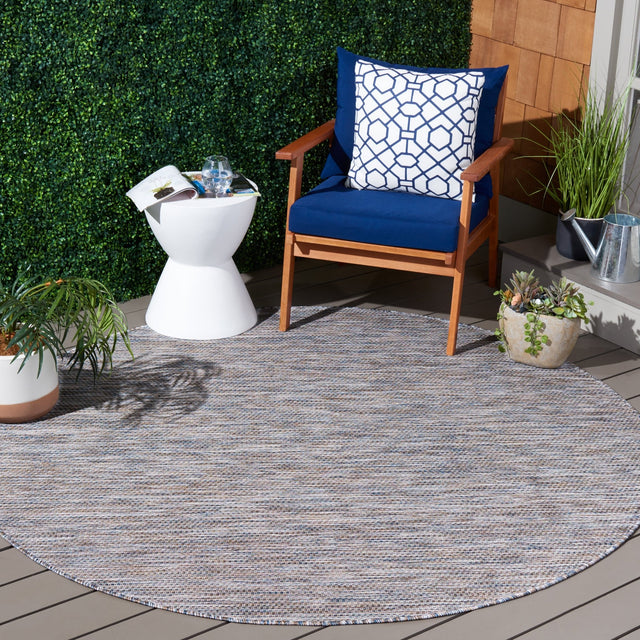 Safavieh Courtyard Cy8518 - 59222 Ivory Blue/Beige Rug - Safavieh - cy8518 - 59222 - 7r