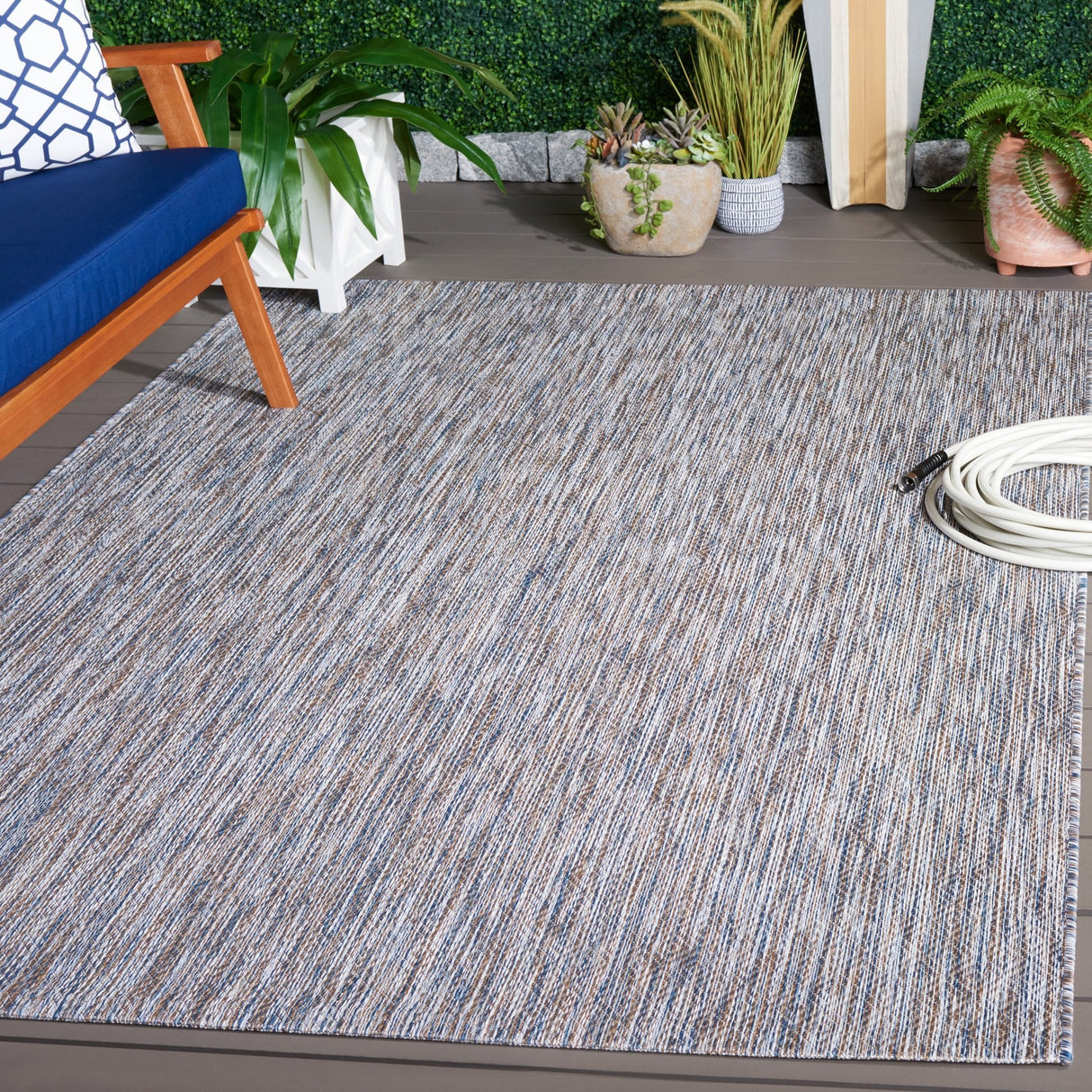 Safavieh Courtyard Cy8520 - 59222 Ivory Blue/Beige Rug - Safavieh - cy8520 - 59222 - 4