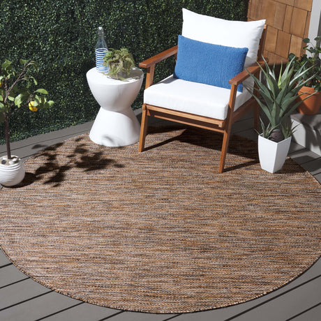 Safavieh Courtyard Cy8520 - 59322 Dark Grey/Rust Rug - Safavieh - cy8520 - 59322 - 7r