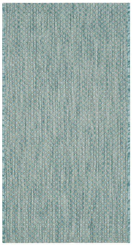 Safavieh Courtyard Cy8521 - 37121 Aqua / Grey Rugs - Safavieh - cy8521 - 37121 - 7r