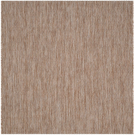 Safavieh Courtyard Cy8521 - 37312 Natural / Black Rugs - Safavieh - cy8521 - 37312 - 5sq