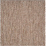 Safavieh Courtyard Cy8521 - 37312 Natural / Black Rugs - Safavieh - cy8521 - 37312 - 7sq