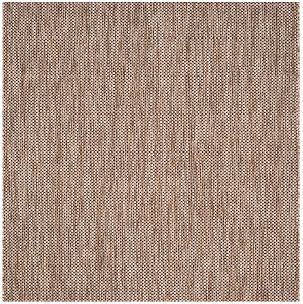 Safavieh Courtyard Cy8521 - 37312 Natural / Black Rugs - Safavieh - cy8521 - 37312 - 7sq