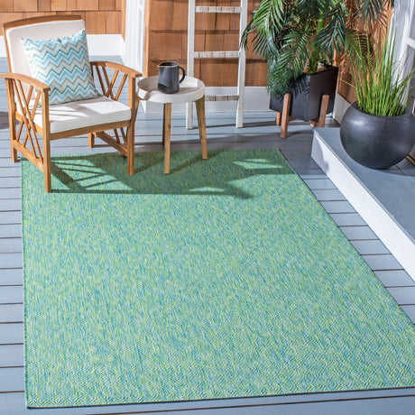 Safavieh Courtyard Cy8521 Green/Blue Rug - Safavieh - cy8521 - 55722 - 25