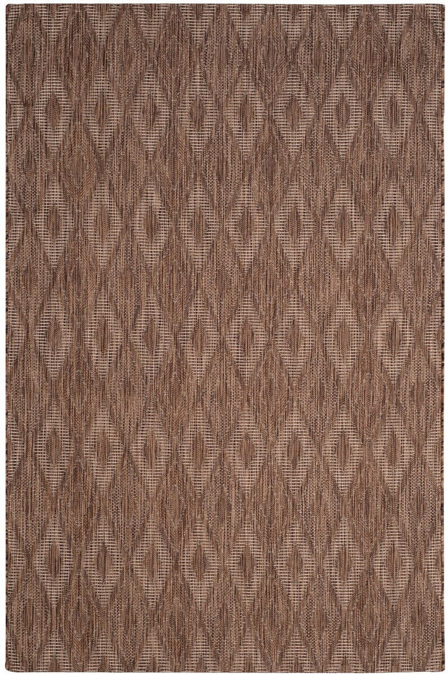 Safavieh Courtyard Cy8522 - 36322 Brown / Brown Rugs - Safavieh - cy8522 - 36322 - 7sq