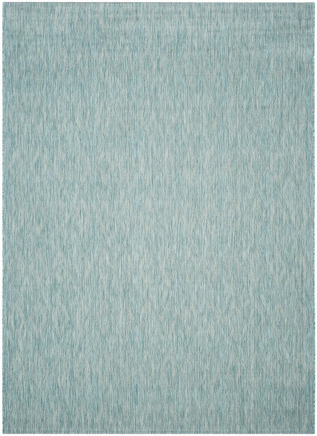 Safavieh Courtyard Cy8522 - 37122 Aqua / Aqua Rugs - Safavieh - cy8522 - 37122 - 7r