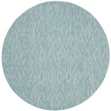 Safavieh Courtyard Cy8522 - 37122 Aqua / Aqua Rugs - Safavieh - cy8522 - 37122 - 7r