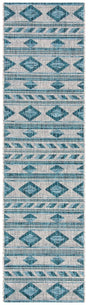 Safavieh Courtyard Cy8529 - 37212 Grey/Teal Rugs - Safavieh - cy8529 - 37212 - 2