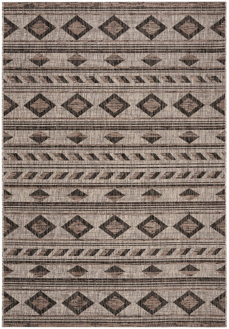 Safavieh Courtyard Cy8529 - 37612 Grey / Black Rugs - Safavieh - cy8529 - 37612 - 2