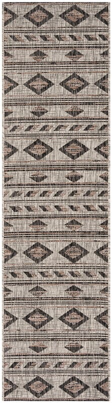 Safavieh Courtyard Cy8529 - 37612 Grey / Black Rugs - Safavieh - cy8529 - 37612 - 28