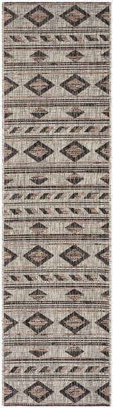 Safavieh Courtyard Cy8529 - 37612 Grey / Black Rugs - Safavieh - cy8529 - 37612 - 3