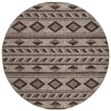 Safavieh Courtyard Cy8529 - 37612 Grey / Black Rugs - Safavieh - cy8529 - 37612 - 7r