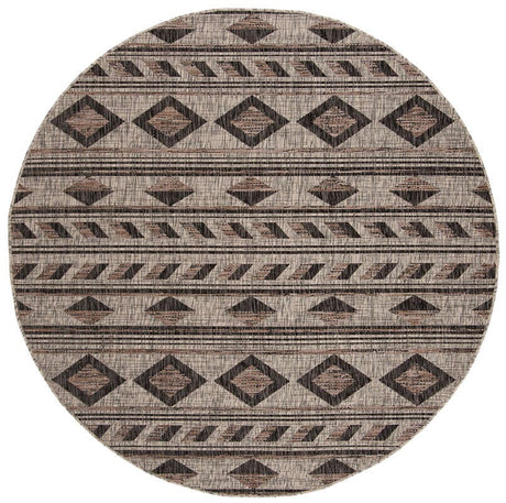 Safavieh Courtyard Cy8529 - 37612 Grey / Black Rugs - Safavieh - cy8529 - 37612 - 7r