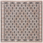 Safavieh Courtyard Cy8531 - 37321 Black / Natural Rugs - Safavieh - cy8531 - 37321 - 7sq