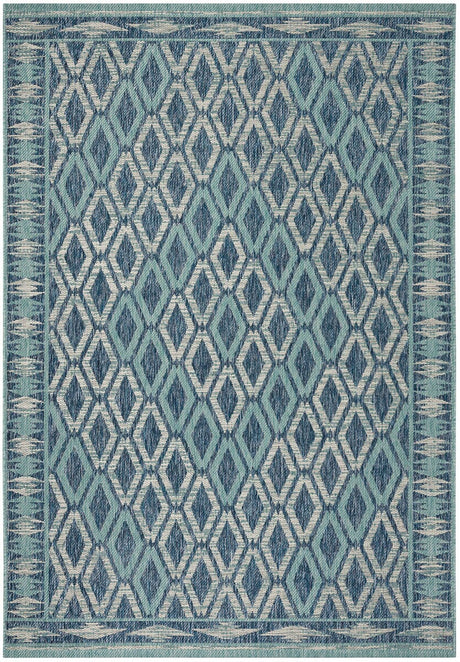 Safavieh Courtyard Cy8531 - 39421 Navy / Aqua Rugs - Safavieh - cy8531 - 39421 - 2