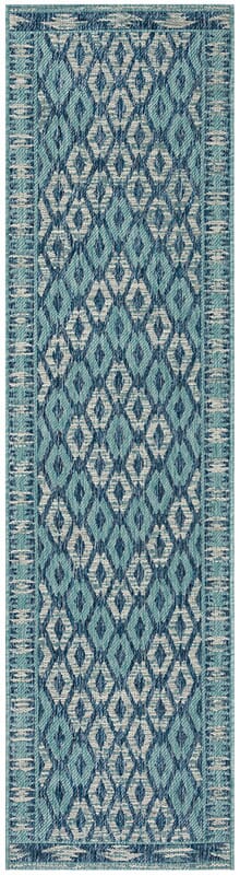 Safavieh Courtyard Cy8531 - 39421 Navy / Aqua Rugs - Safavieh - cy8531 - 39421 - 28