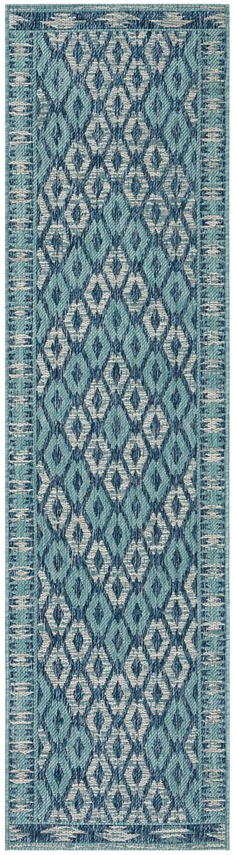 Safavieh Courtyard Cy8531 - 39421 Navy / Aqua Rugs - Safavieh - cy8531 - 39421 - 3