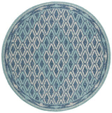 Safavieh Courtyard Cy8531 - 39421 Navy / Aqua Rugs - Safavieh - cy8531 - 39421 - 7r