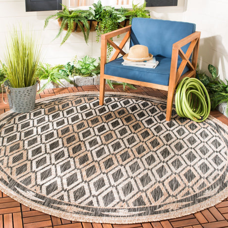 Safavieh Courtyard Cy8531 Black/Natural Rug - Safavieh - cy8531 - 37321 - 2