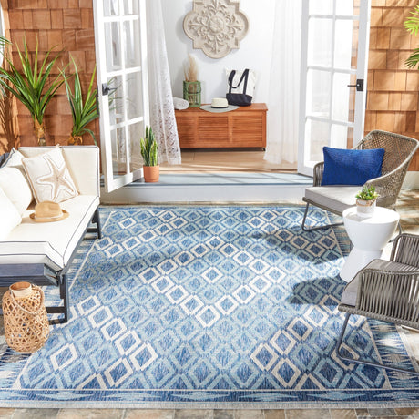 Safavieh Courtyard Cy8531 Navy/Grey Rug - Safavieh - cy8531 - 36821 - 4r