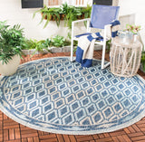 Safavieh Courtyard Cy8531 Navy/Grey Rug - Safavieh - cy8531 - 36821 - 4r