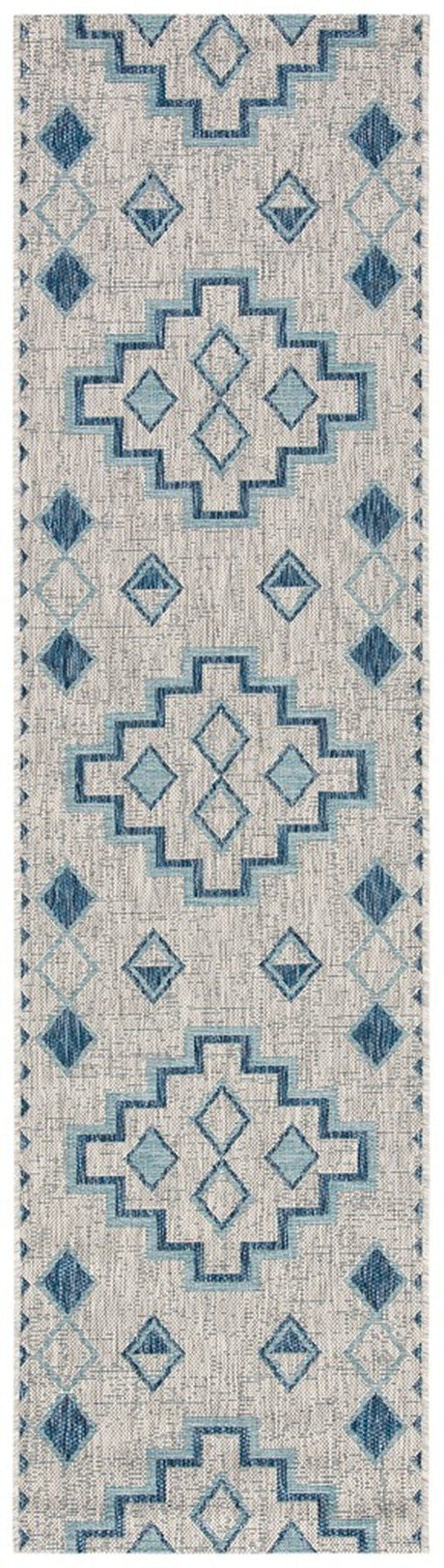 Safavieh Courtyard Cy8533 - 36812 Grey/Aqua Rugs - Safavieh - cy8533 - 36812 - 28