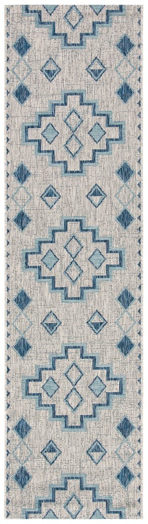 Safavieh Courtyard Cy8533 - 36812 Grey/Aqua Rugs - Safavieh - cy8533 - 36812 - 28