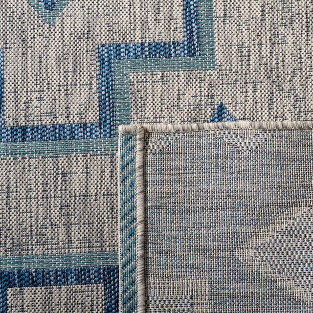 Safavieh Courtyard Cy8533 - 36812 Grey/Aqua Rugs - Safavieh - cy8533 - 36812 - 7r