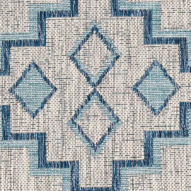 Safavieh Courtyard Cy8533 - 36812 Grey/Aqua Rugs - Safavieh - cy8533 - 36812 - 7r