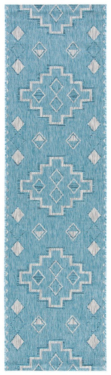 Safavieh Courtyard Cy8533 - 37121 Aqua/Grey Rugs - Safavieh - cy8533 - 37121 - 28