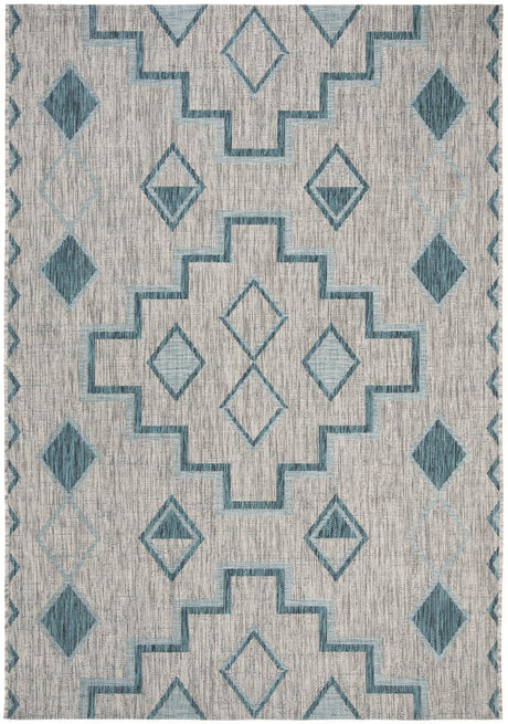 Safavieh Courtyard Cy8533 - 37212 Grey/Teal Rugs - Safavieh - cy8533 - 37212 - 2