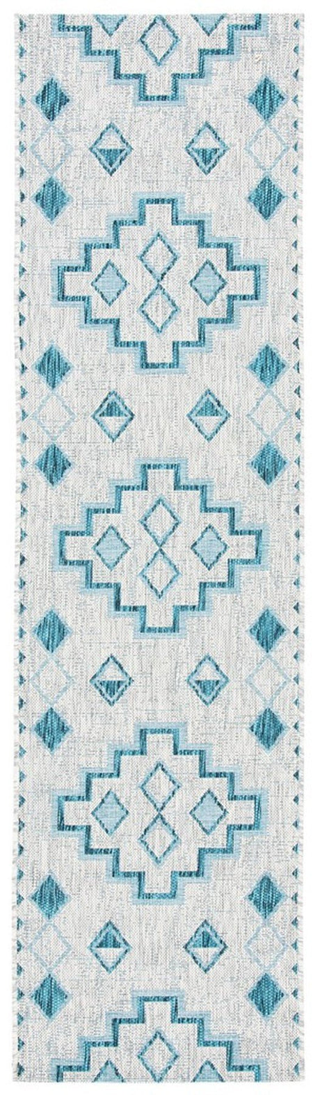 Safavieh Courtyard Cy8533 - 37212 Grey/Teal Rugs - Safavieh - cy8533 - 37212 - 27