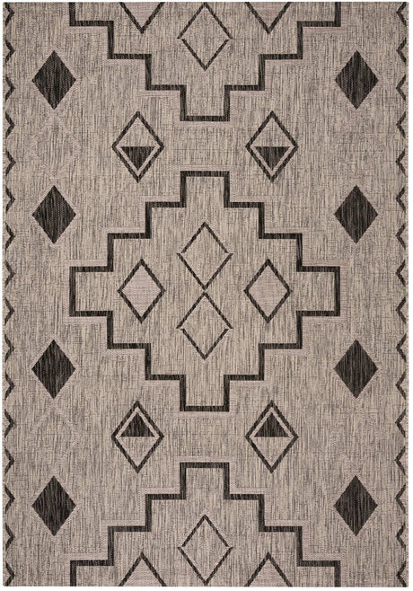 Safavieh Courtyard Cy8533 - 37612 Grey / Black Rugs - Safavieh - cy8533 - 37612 - 2