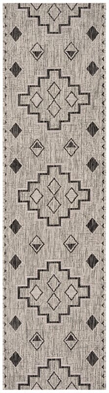 Safavieh Courtyard Cy8533 - 37612 Grey / Black Rugs - Safavieh - cy8533 - 37612 - 28