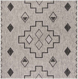 Safavieh Courtyard Cy8533 - 37612 Grey / Black Rugs - Safavieh - cy8533 - 37612 - 7sq