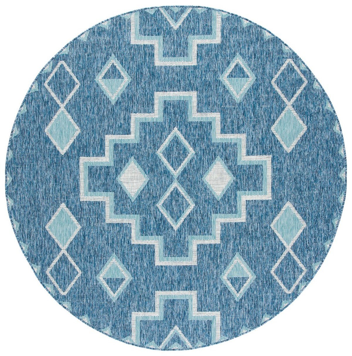 Safavieh Courtyard Cy8533 - 39421 Navy/Aqua Rugs - Safavieh - cy8533 - 39421 - 7r