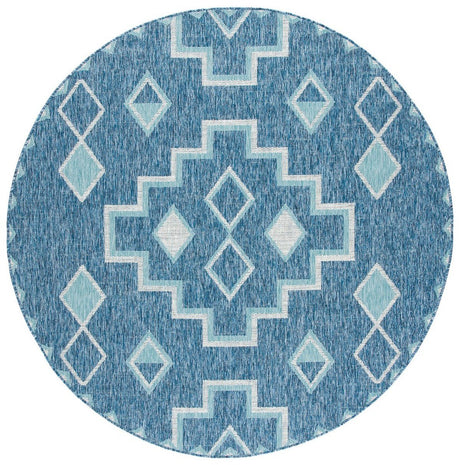 Safavieh Courtyard Cy8533 - 39421 Navy/Aqua Rugs - Safavieh - cy8533 - 39421 - 7r