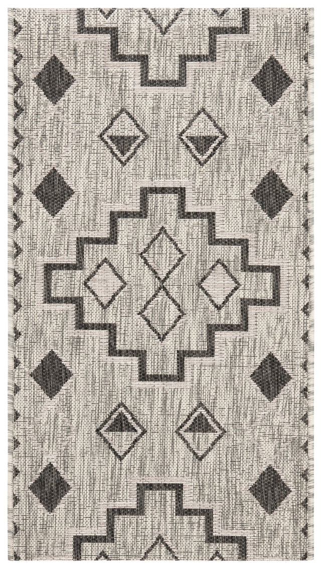 Safavieh Courtyard Cy8533 Grey/Black Rug - Safavieh - cy8533 - 37612 - 4r